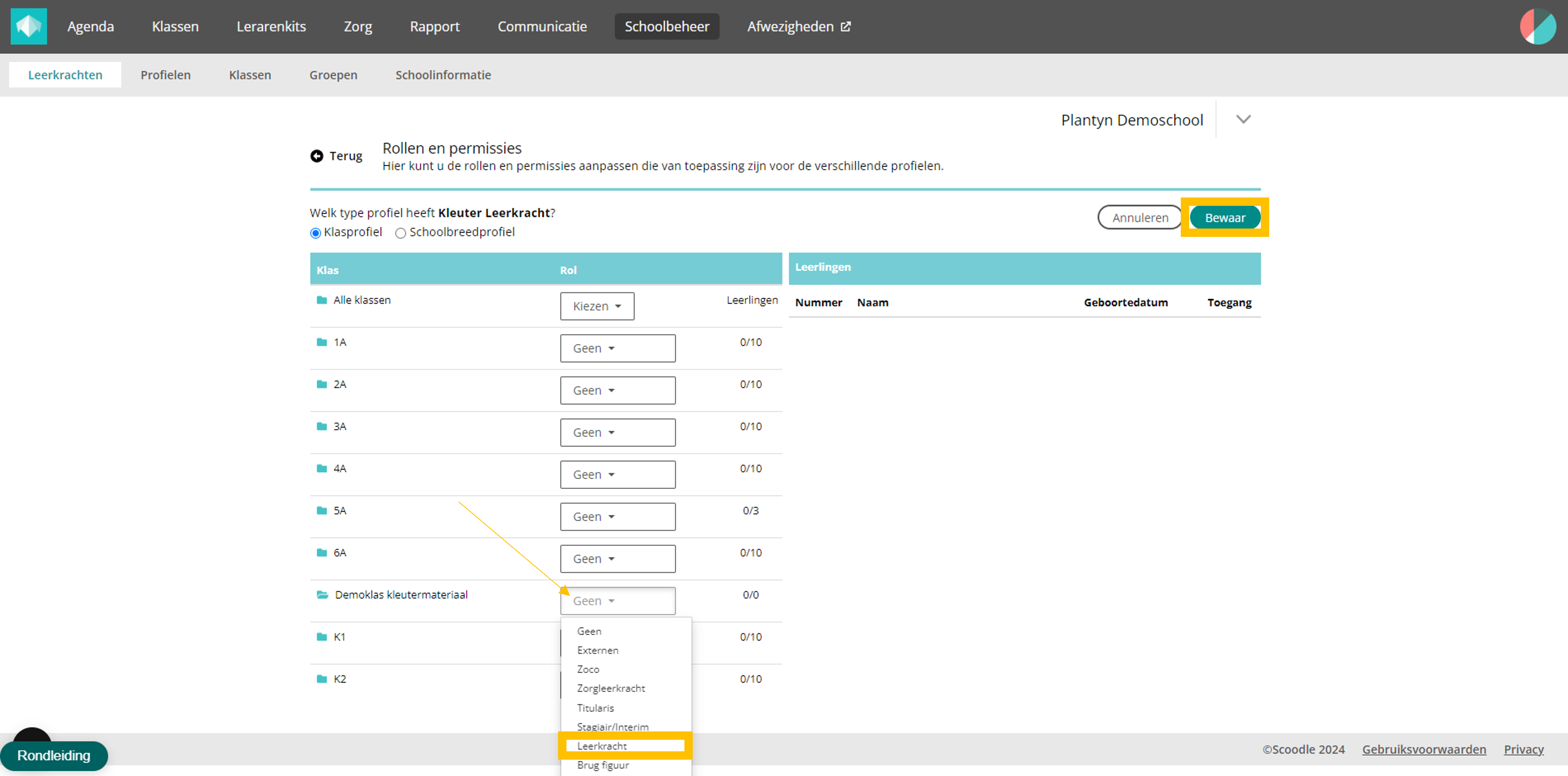 Klasrechten leerkracht instellen.png